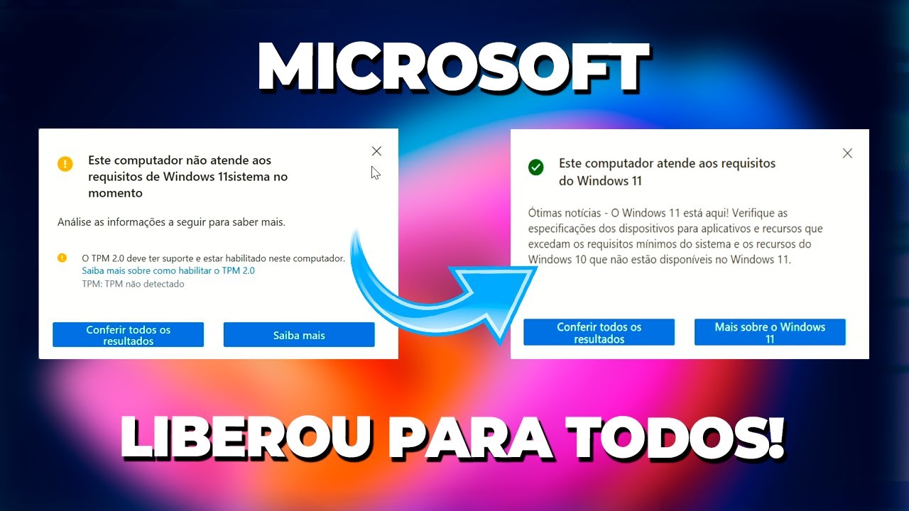Microsoft LIBERA Aplicativo para INSTALAR Windows 11 sem