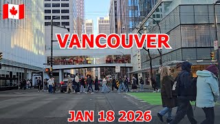 2026 VANCOUVER DRIVE & WALK: Vancouver Winter Vibes & Downtown Vancouver Life