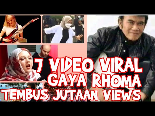 VIRALL... HEBOH VIDEO GAYA RHOMA, TEMBUS 10 JUTA VIEWS #rhomairama #vídeoviral #dangdutmendunia class=