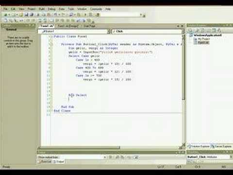 SanalDershanem.net Visual Basic.NET Örnekli Ders - 1