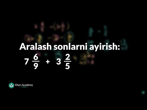 Video: 9 7 aralash son sifatida qanday yoziladi?