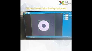Silicone Gasket Vision Sorting Equipment #machinevision #smartmanufacturing #ccdinspection #aoi