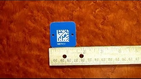 Data Matrix Codes on Various Metal Tags