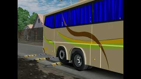 Scania Bus on Speedbraker ❤️❤️ #shorts