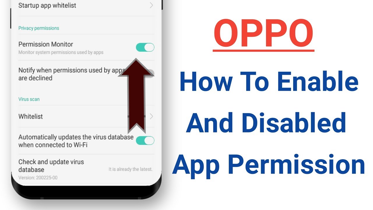 OPPO How To Enable And Disabled App Permission ! A37,A57,A3s,F11,F7,F9