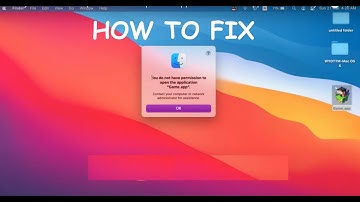How to fix "you do not have permission to open the application "Game app", another easy solution