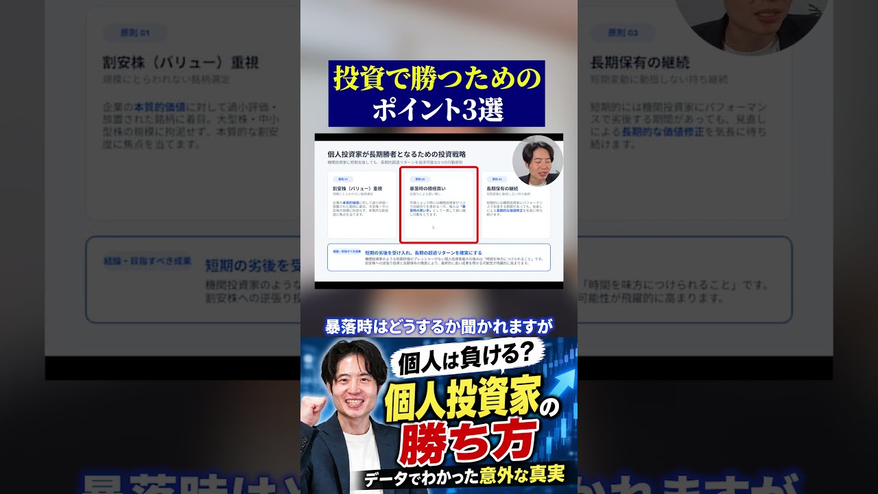 投資で勝つためのポイント3選
