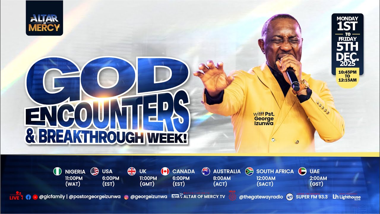 ALTAR OF MERCY PRAYER || GOD ENCOUNTERS AND BREAKTHROUHG WEEK!