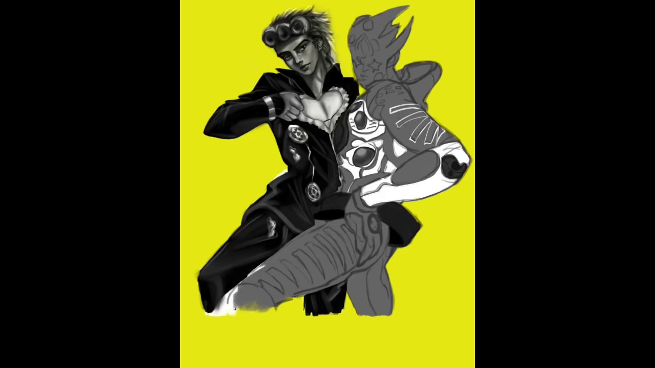 Giorno Giovanna Fan art - YouTube