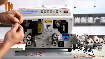 Máy cắt tuốt dây ở giữa và cáp tự động lên đến 200 bước | #maytuotday #maytuotdaycap #thanhngagroup
