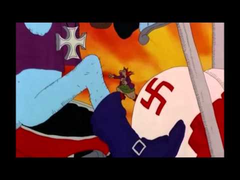 Fritz the Cat - Biker rabbit scene