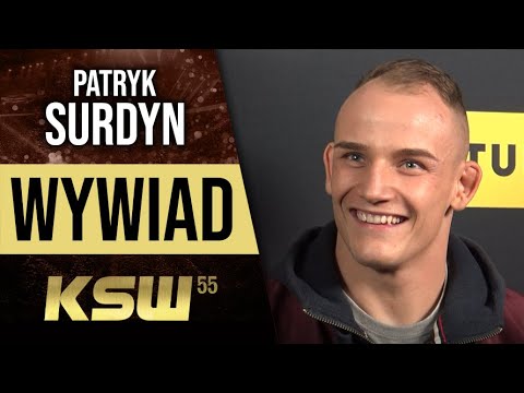 Patryk Surdyn przed debiutem w KSW 55: "Nie będę krzyczał, że jestem przyszłością"