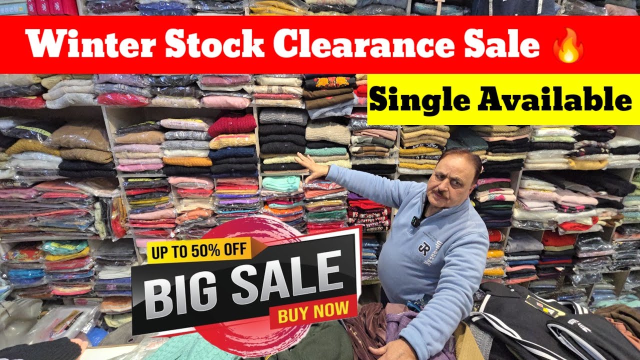 Winter Stock Clearance Sale last 2 days || Ludhiana Wholesale Market || Aman Garments 