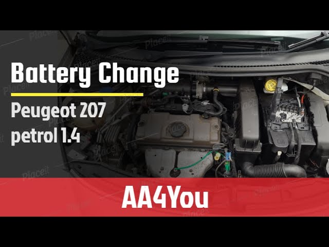 Peugeot 207: DIY How to change the battery in your car Peugeot 207 