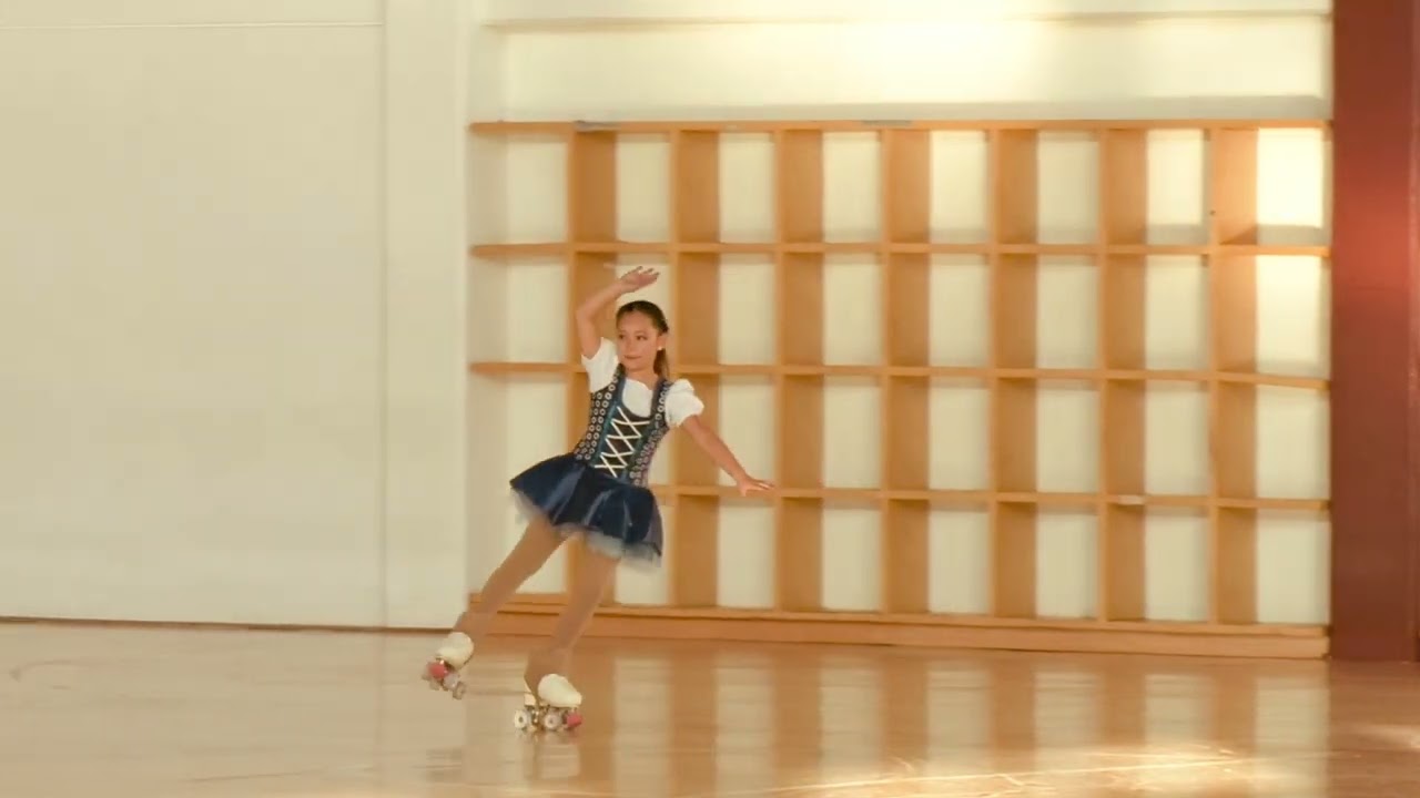 Regina González. Campeona nacional de patinaje artístico mini precompetitivo. Enero 2026 CDMX