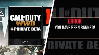 What happens when you try to play the COD WWII Beta early!