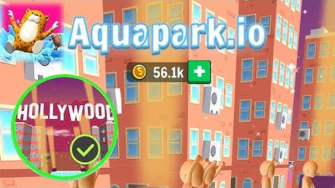 Aquapark Io Walkthrough Part 14 Holiwood