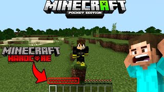 How to play hardcore mode in Minecraft pocket edition 1.20+│omesh plays screenshot 3