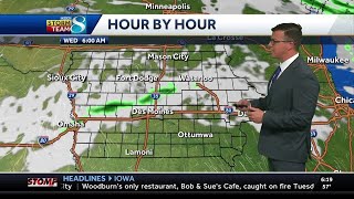 Storm chances return today