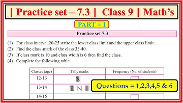 Practice set 7.3 class 9 maths part 1 | Chapter 7 Statistics| Maharashtra state board #class9th