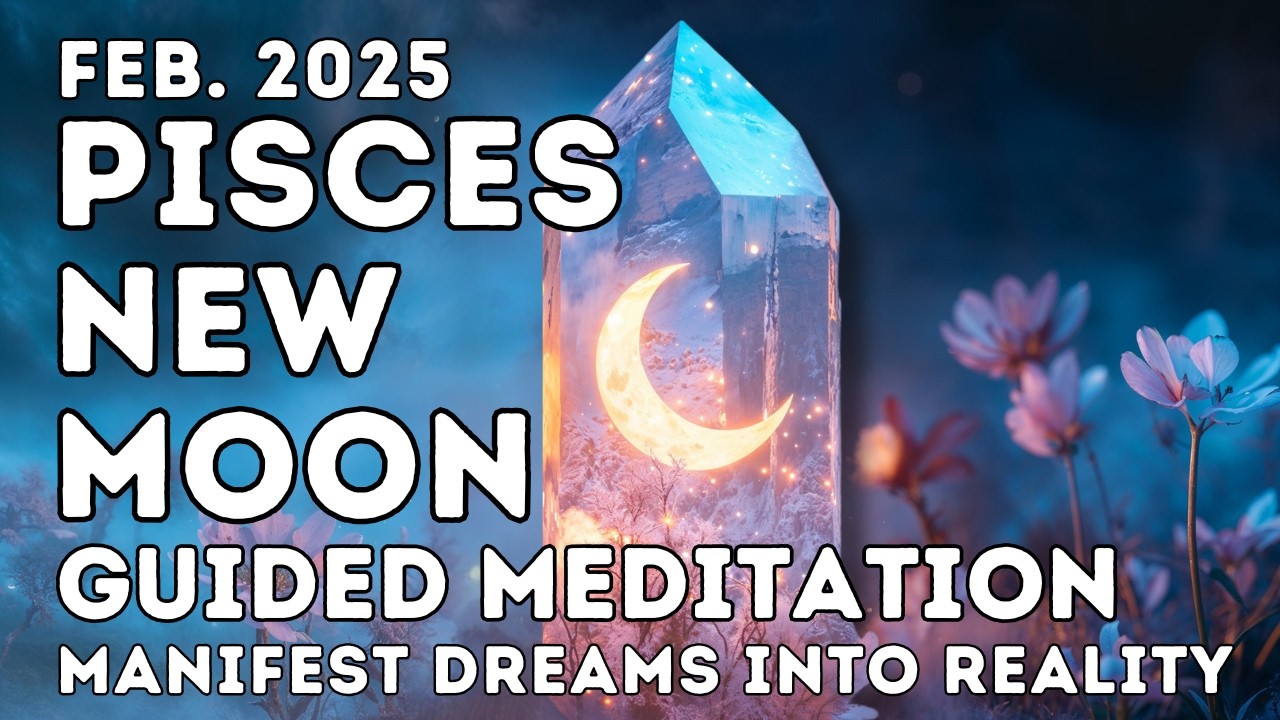 Pisces New Moon Guided Meditation Heart Chakra Activation to Manifest ...
