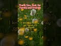 Thank You, God, for Family and Friends #god #prayer #motivation