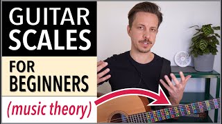 Guitar SCALES for BEGINNERS (music theory) by Mike George 201,989 views 1 year ago 16 minutes