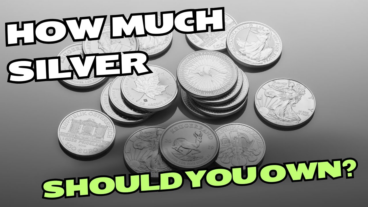 How Much Silver Should I Own How MUCH Silver Should You Own? - YouTube