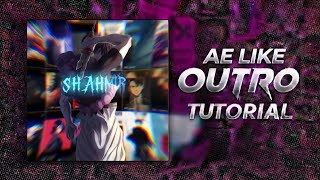 🔥 AE LIKE OUTRO TUTORIAL ON CAPCUT 🔥