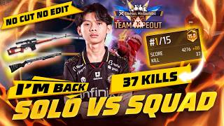🔥37 KILLS :  SOLO VS SQUAD [INDONESIA SERVER] 🇮🇩