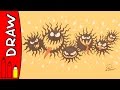 How To Draw Circle Monsters | Art Ideas For Kids | Øistein Kristiansen