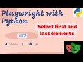 #107 Select first and last element from Multi Select Dropdown using Playwright and Python