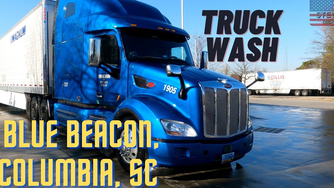 Truck wash, Blue Beacon, Columbia, SC Feb 2021 YouTube