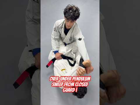 Over-Under Pendulum Sweep from Closed Guard | COBRINHA ONLINE #bjj #bjjlifestyle #mma