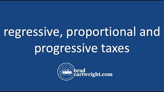 What is Regressive, Proportional, and Progressive Tax? | Macroeconomics | IB Economics Exam Review