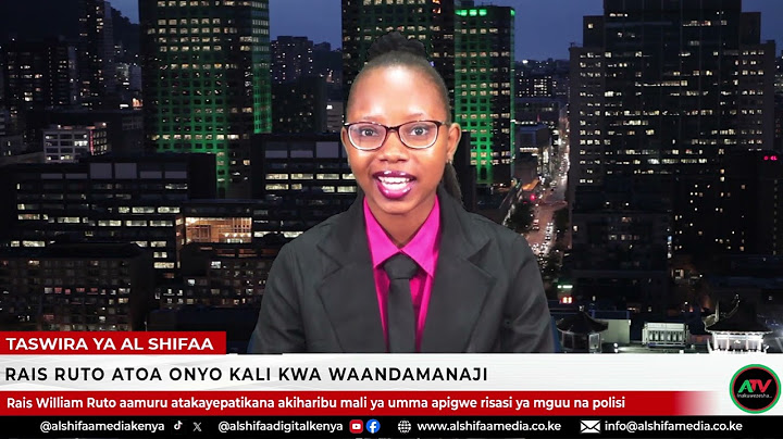 RAIS RUTO AWAELEKEZA POLISI KUWAPIGA RISASI MIGUUNI WANAOHARIBU MALI WAKATI WA MAANDAMANO