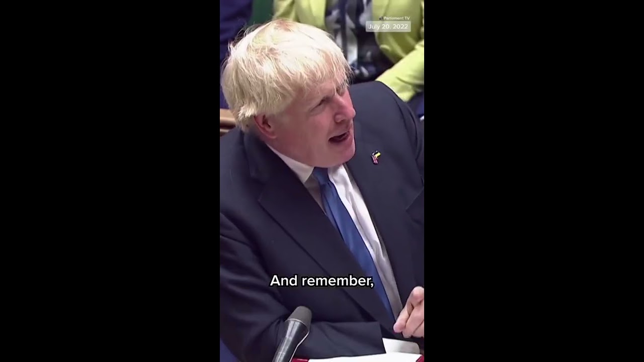 Boris Johnson S Final Speech As PrimeMinister