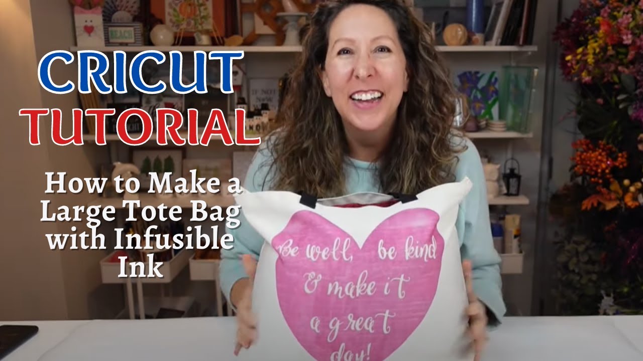 Cricut Infusible Ink Tote Bag - Hey, Let's Make Stuff