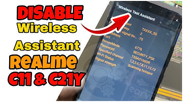 Wireless Test Assistant (Realme C11 C21Y) Disable in Easy way