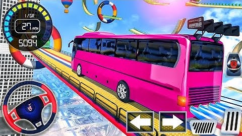 Impossible Bus Stunt Racing 2023 - Mega Ramp Driving Simulator 3D - Android GamePlay