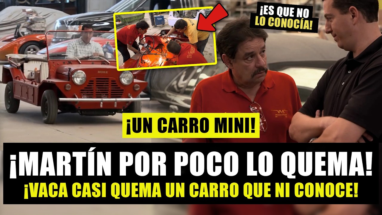 ¡Martín Vaca CASI QUEMA un Mini Carro que PARECE DE JUGUETE!