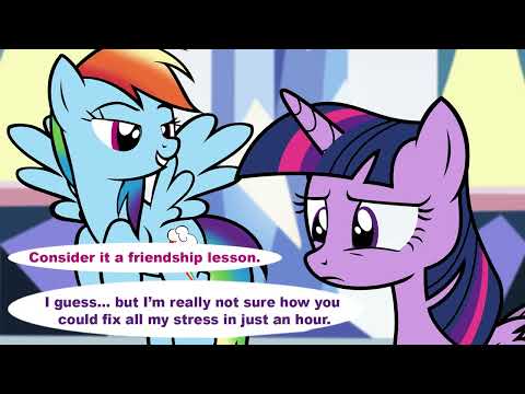 "Stress Relief" - MLP Comic Dub ( TwiDash / Comedy / Saucy / Twilight Sparkle / Rainbow Dash Ship )
