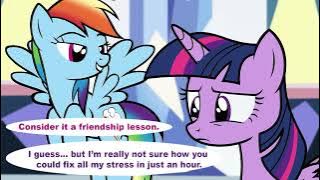 'Stress Relief' - MLP Comic Dub ( TwiDash / Comedy / Saucy / Twilight Sparkle / Rainbow Dash Ship )