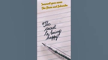 Awesome Handwriting with gel pen | cursive writing #lettering #cursive #caligraphy #foryou #shorts