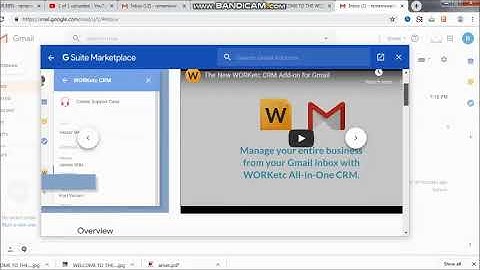 G-Suite:  Worketc CRM For Gmail