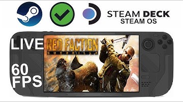 Red Faction Guerrilla on Steam Deck/OS in 800p 60Fps (Live)