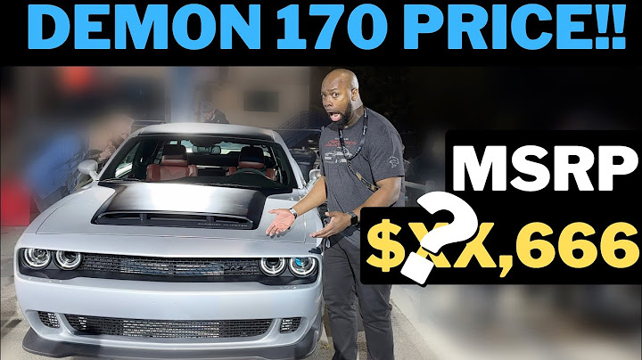 Demon 170 Pricing Revealed! Final Dodge Last Call Car Cost!
