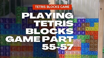 PLAYING COLORFULL TETRIS BLOCKS PUZZLE (asmr part 55-57)
