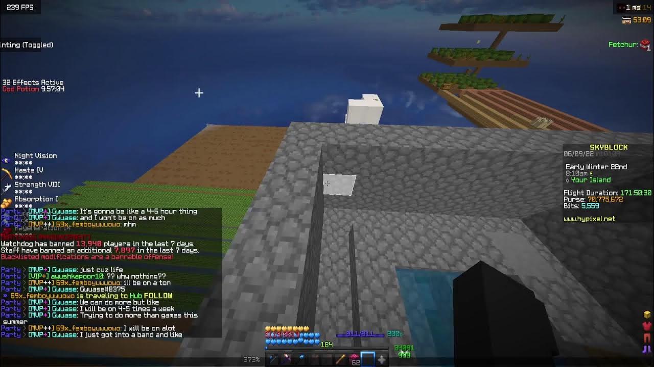 f7 i want a stick (HYPIXEL SKYBLOCK) YouTube