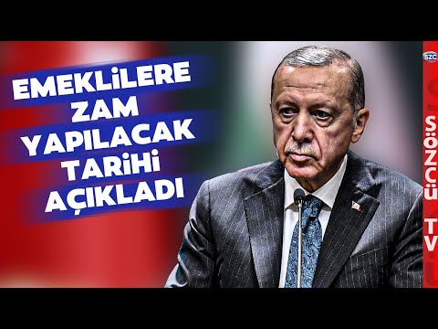 Erdoğan Emeklilerin Ne Zaman Maaş Zammı Alacağını Açıkladı! Yine Tarih Verdi